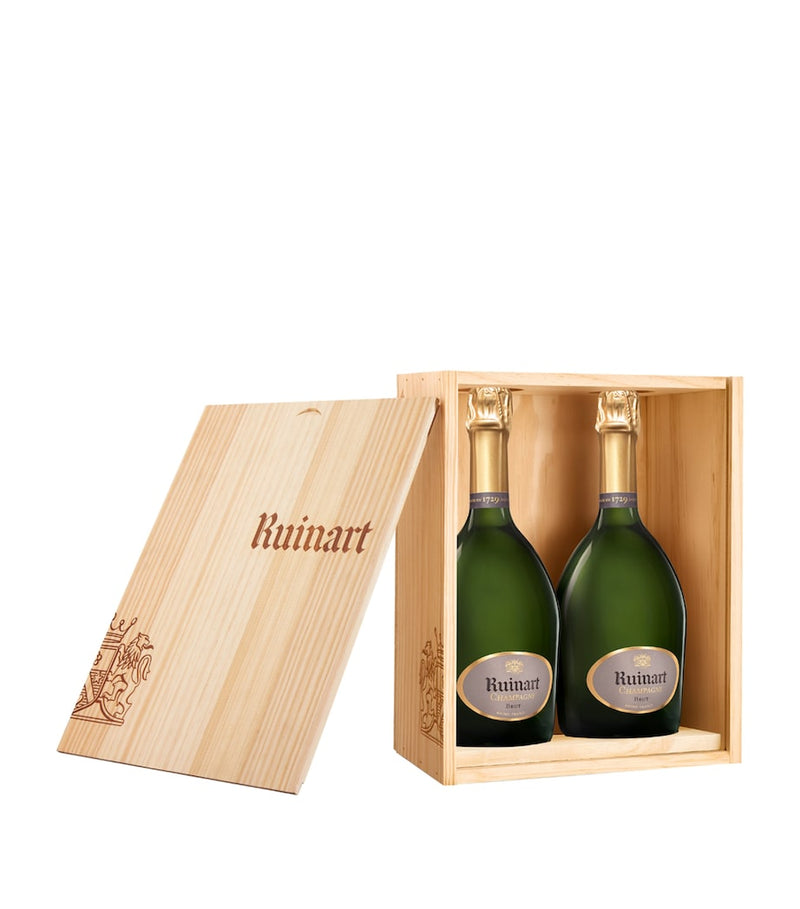 Ruinart R de Ruinart Champagne duo gift box 2 x 75cl, imported from the UK