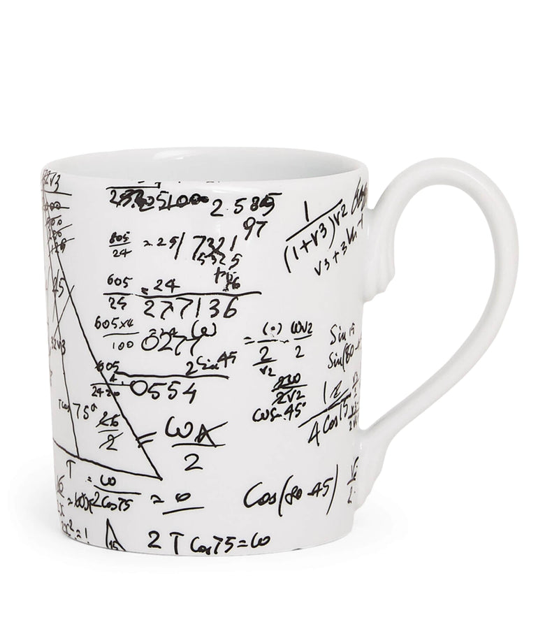 Fornasetti mathematical formulae porcelain mug - British product