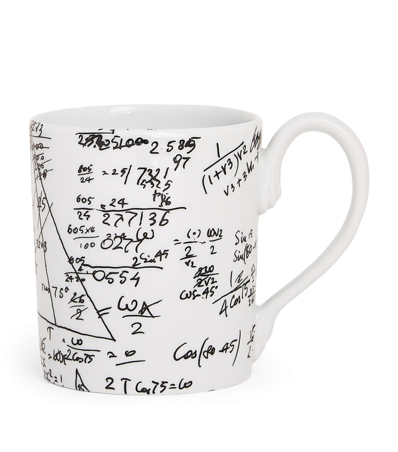 Fornasetti mathematical formulae porcelain mug - British product