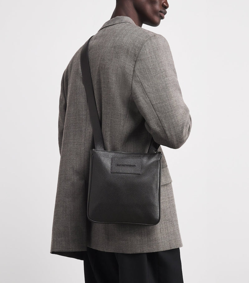 Emporio Armani leather cross-body bag, imported from the UK