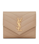 Harrods Saint Laurent Small Monogram Matelassé Envelope Wallet- Buy online at McGrocer
