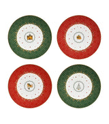 Harrods Bernardaud Set of 4 Assorted Dessert Plates 21cm- Buy online at McGrocer