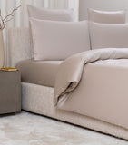 Frette Lush Ajour duvet cover 260x240cm cotton sateen, imported from the UK