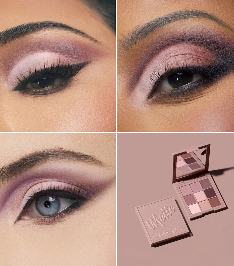 Huda Beauty Matte Obsessions eyeshadow palette 9 shades - British product