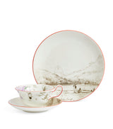Harrods Wedgwood Voyage of the Beagle Brazil Bone China Plate, Teacup and Saucer Set- Buy online at McGrocer
