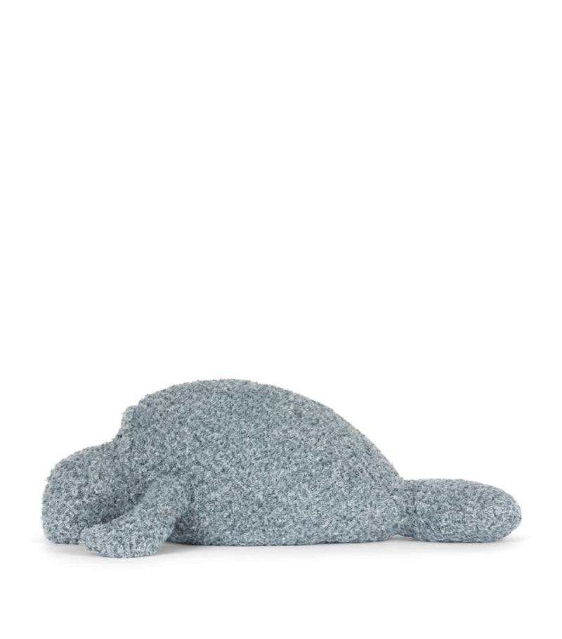 Jellycat Maffles Manatee plush toy 19cm, imported from the UK