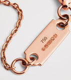 Harrods rose gold diamond pendant necklace 0.25ct - British product