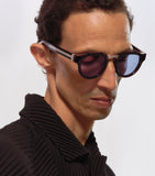 Matsuda round sunglasses M1037, imported from the UK