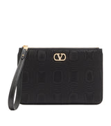 Harrods Valentino Garavani Small Moiré Pouch- Buy online at McGrocer