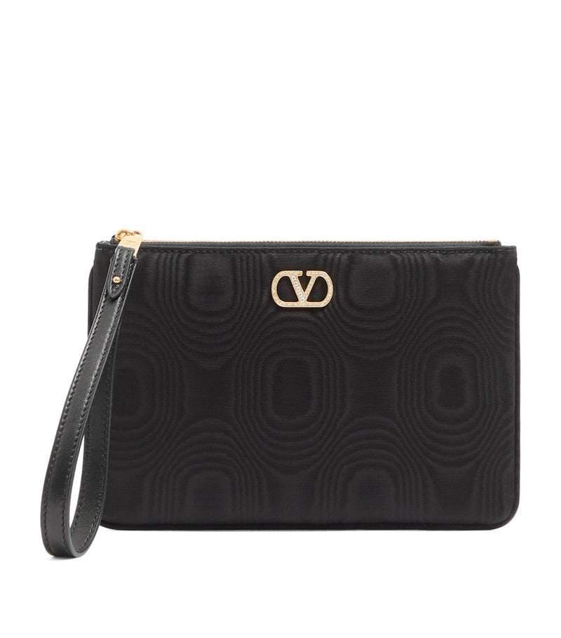 Valentino Garavani small moiré pouch imported from the UK