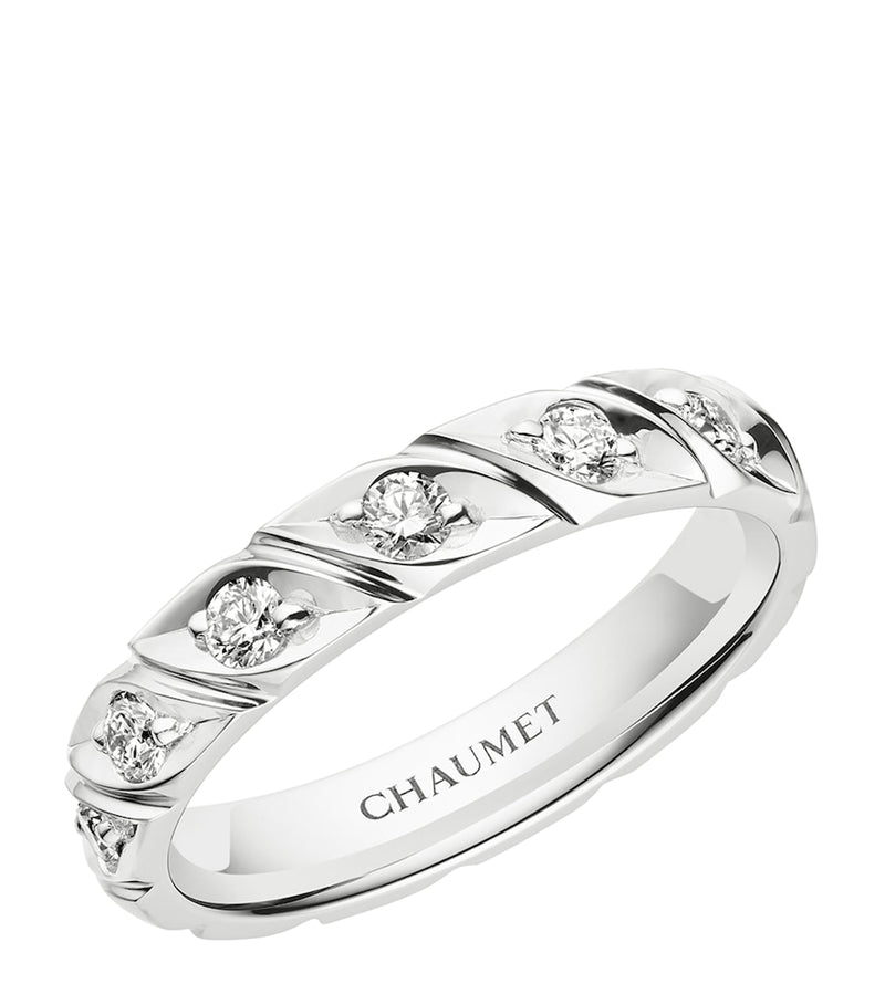Chaumet Torsade de Chaumet wedding ring, UK version