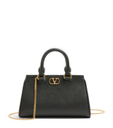 Harrods Valentino Garavani Mini Leather VLogo Signature Top-Handle Bag- Buy online at McGrocer
