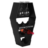 Something Different Coffin Wine Rack for 8 Bottles (British brand)