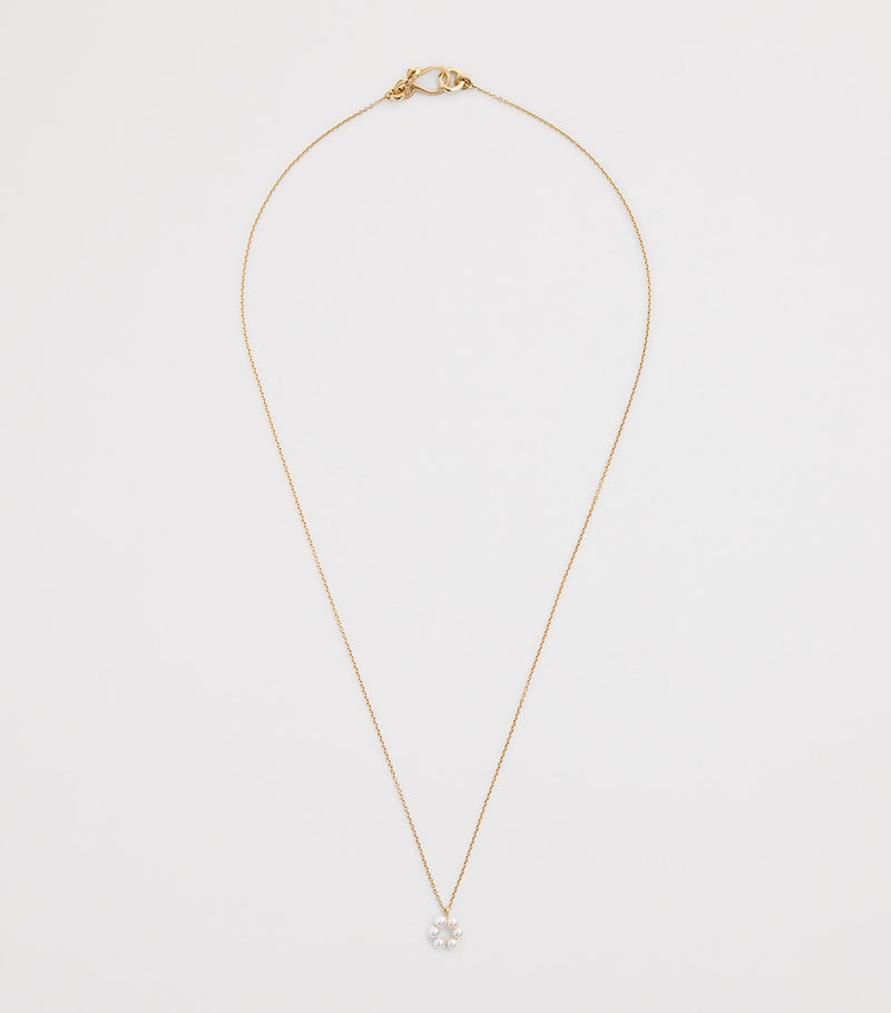 Sophie Bille Brahe yellow gold pearl necklace - British product