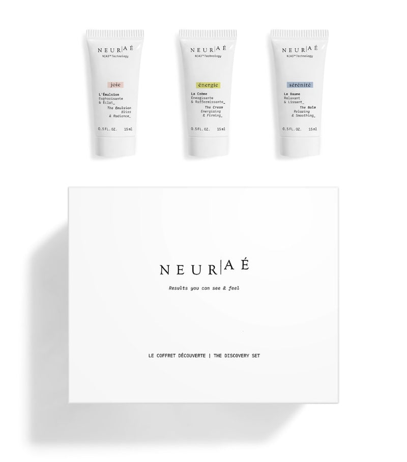 Neuraé Discovery Set 3x15ml skincare, imported from the UK