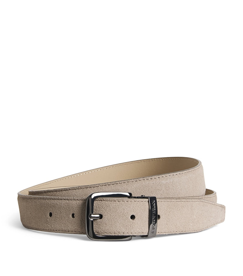 Emporio Armani leather belt with Eagle buckle - British product