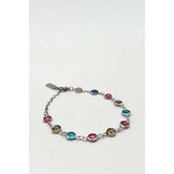 Superdrug SVNX Round Multicolour Crystal Bracelet 17+4cm- Buy online at McGrocer