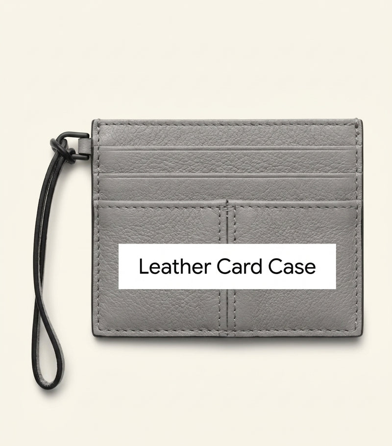 Prada leather card holder six card slots - British product