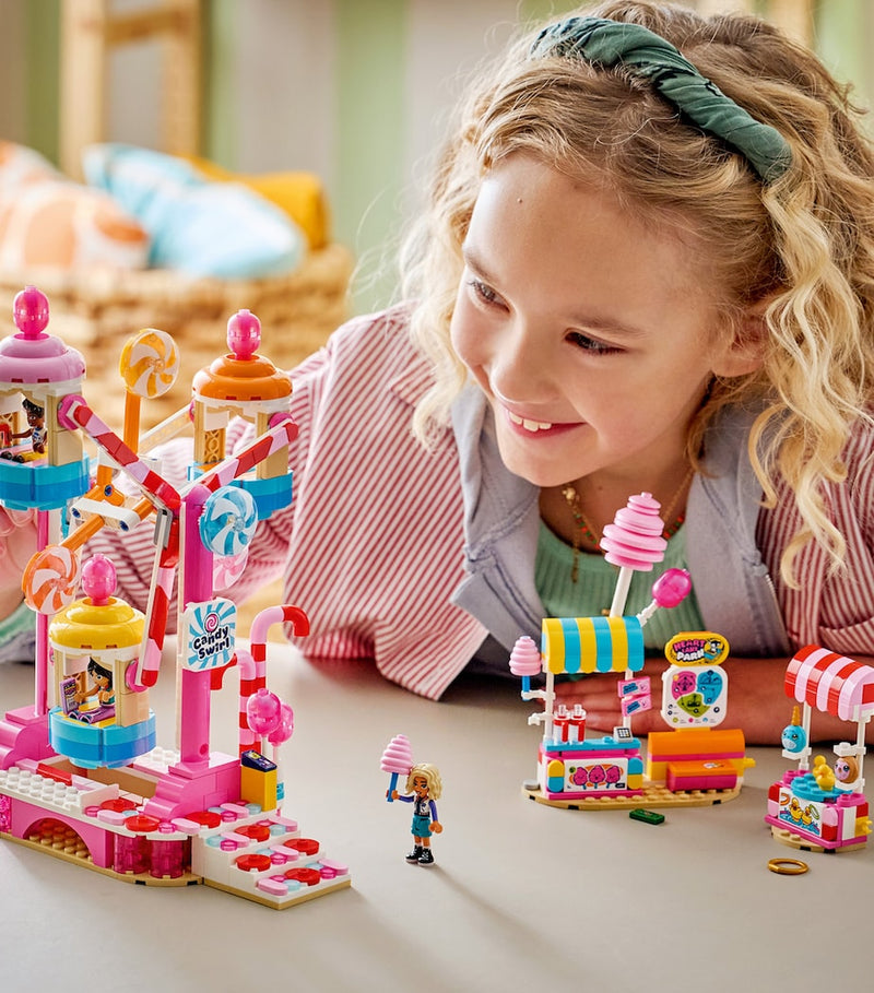 Lego Friends Candy & Cupcake Ferris Wheel building set, imported from the UK