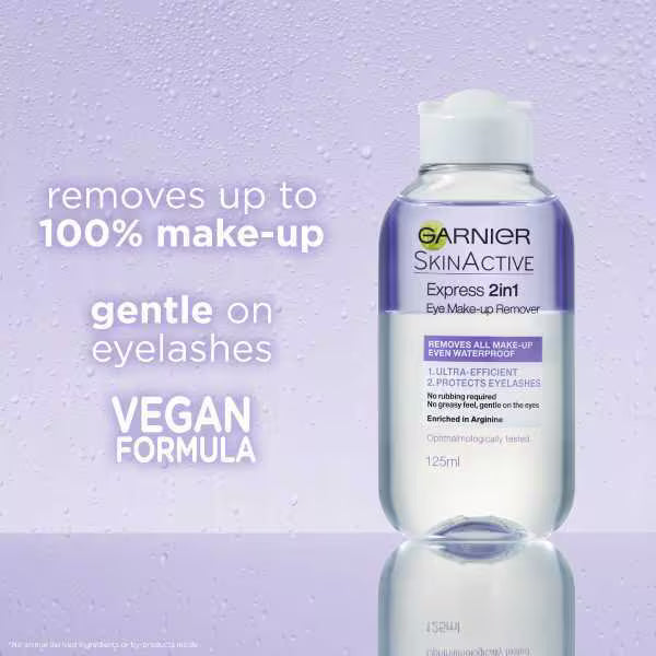 Garnier Skin Naturals eye makeup remover 125ml, UK version