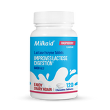 Holland & Barrett Milkaid Lactase Enzyme Tablets Raspberry Flavour 120 Tablets- Buy online at McGrocer