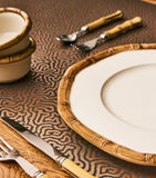 Les Ottomans ceramic bamboo plate 32cm, UK version