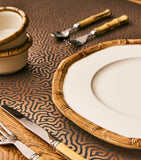 Les Ottomans ceramic bamboo plate 32cm, UK version