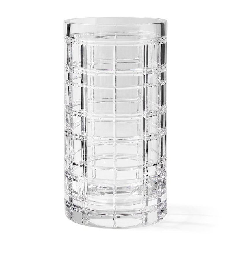 Ralph Lauren Home Large Hudson Plaid vase 28.5cm, imported from the UK