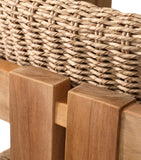 Eichholtz Teak Donato outdoor dining chair in Grade A teak (British brand)