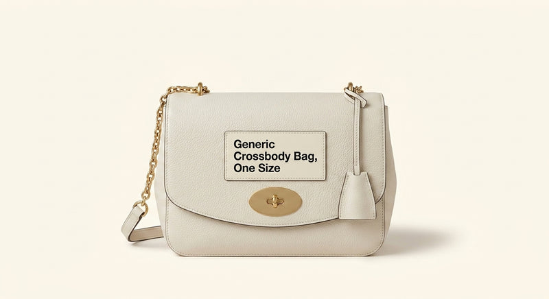Mulberry Lily crossbody bag Marina Blue (British brand)