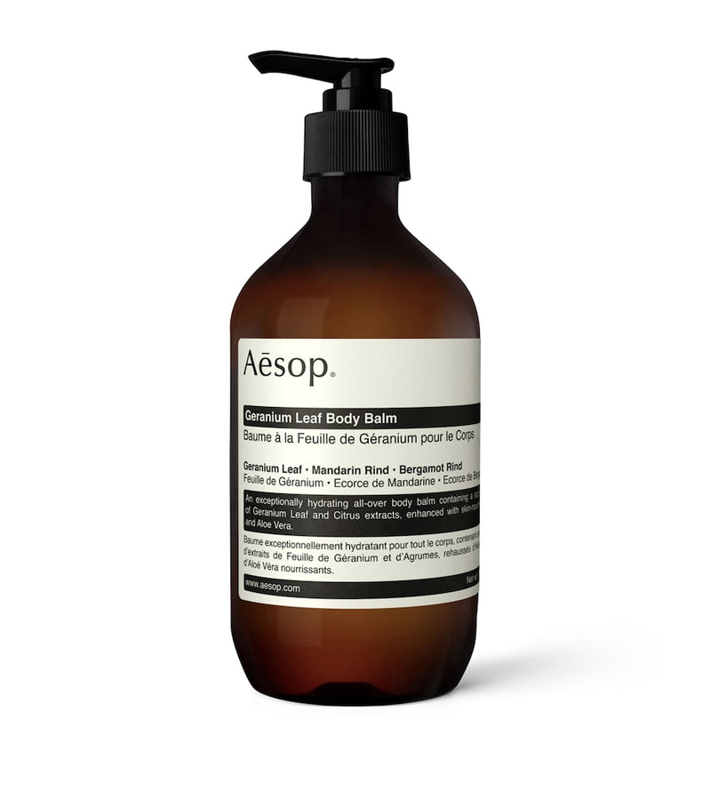 AESOP Geranium Leaf body balm 500ml - British product