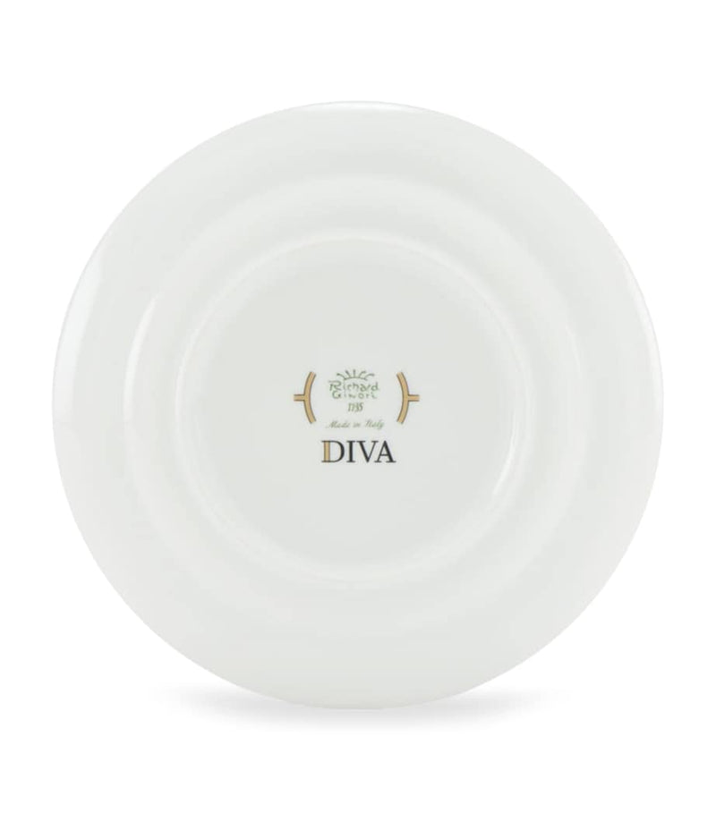 Ginori 1735 Colonna Diva Celeste porcelain dessert plate 20cm (British brand)