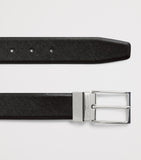 Emporio Armani grained leather belt (British brand)