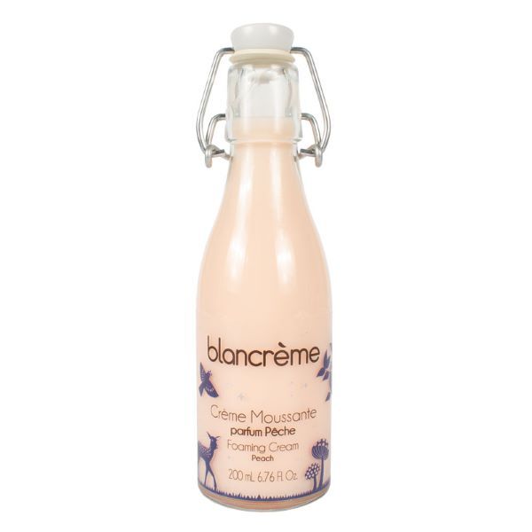 Blancreme peach foaming cream 200ml - British product