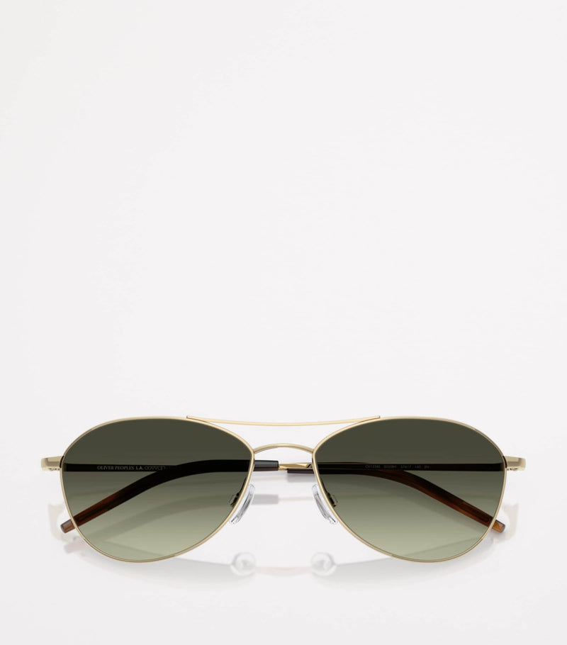 Oliver Peoples Aero II aviator sunglasses, UK version