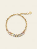 Cartier Trinity tri-colour gold bracelet 13-15cm - British product