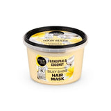 Superdrug Organic Shop Silky Shine Mask Frangipani and Coconut Hair Mask 250ml- Buy online at McGrocer