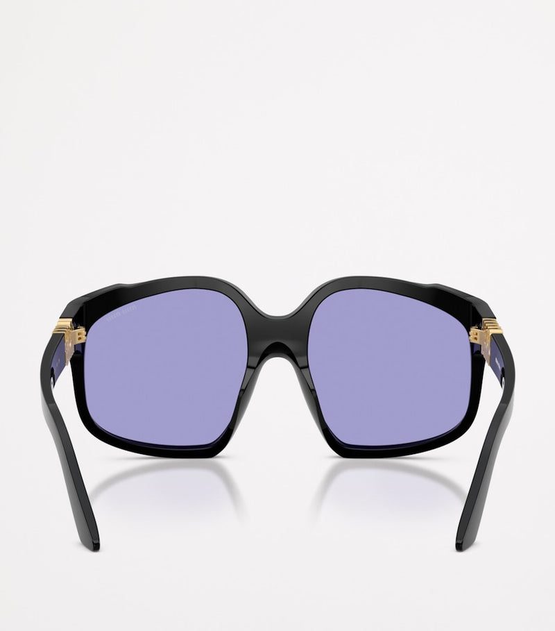 Miu Miu oversized acetate sunglasses, UK version