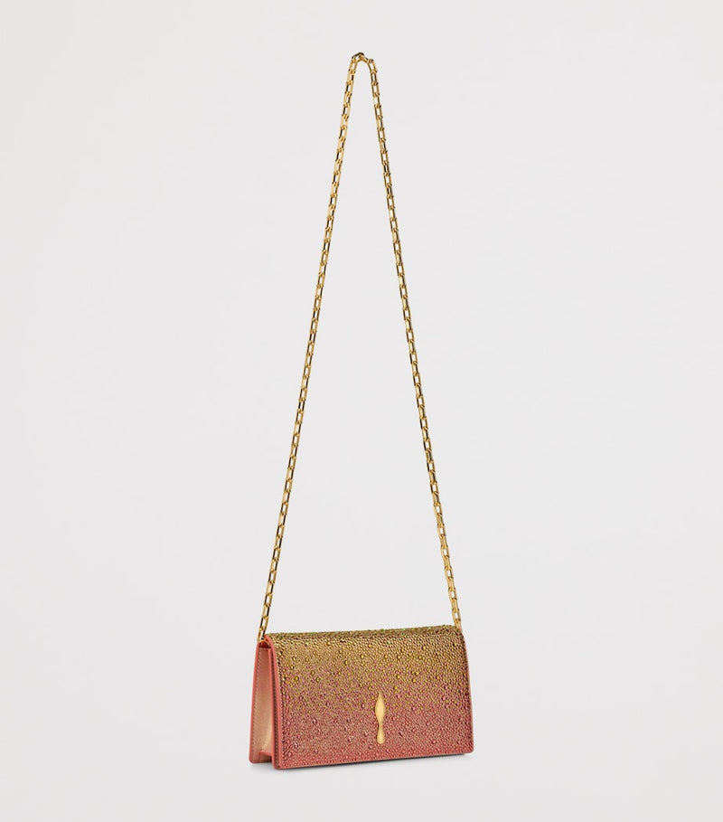 Christian Louboutin Bettina Strass clutch bag - British product