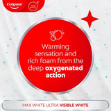Colgate Max White Ultra Active Foam Whitening Toothpaste 75ml - British product