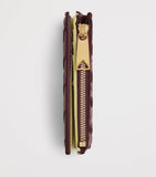 Bottega Veneta small leather Intrecciato bifold wallet, imported from the UK