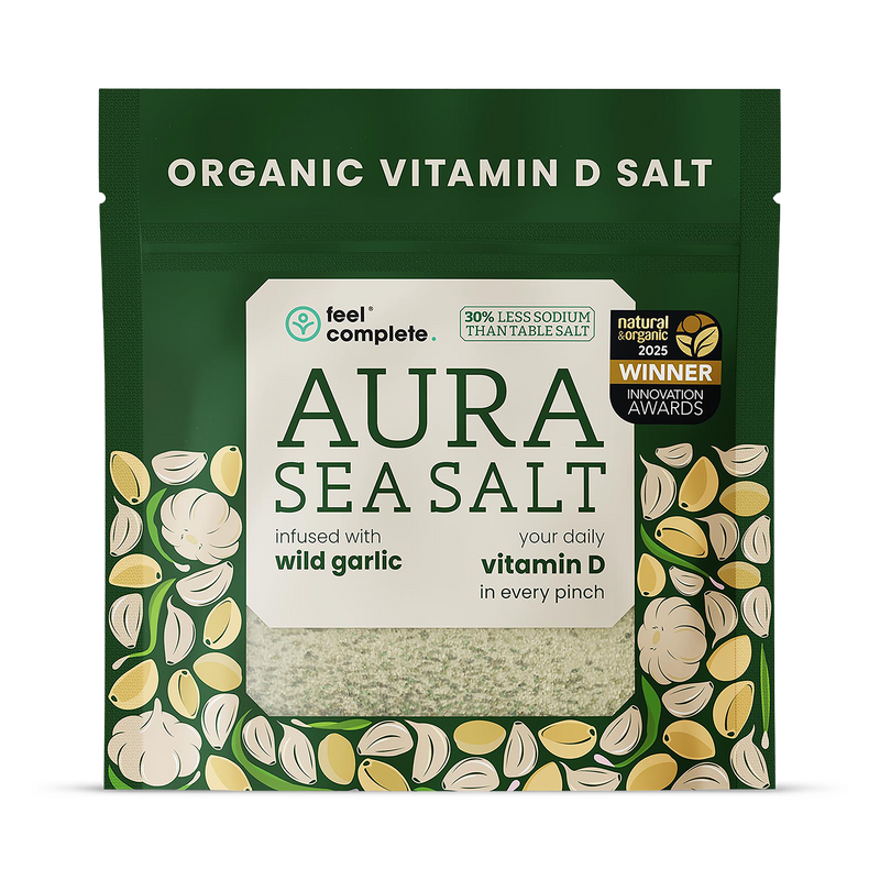 Feel Complete wild garlic sea salt 80g, UK version