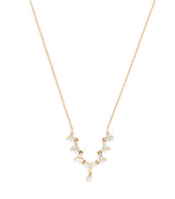 Harrods Persée Yellow Gold and Diamond Triangle Tennis Necklace- Buy online at McGrocer