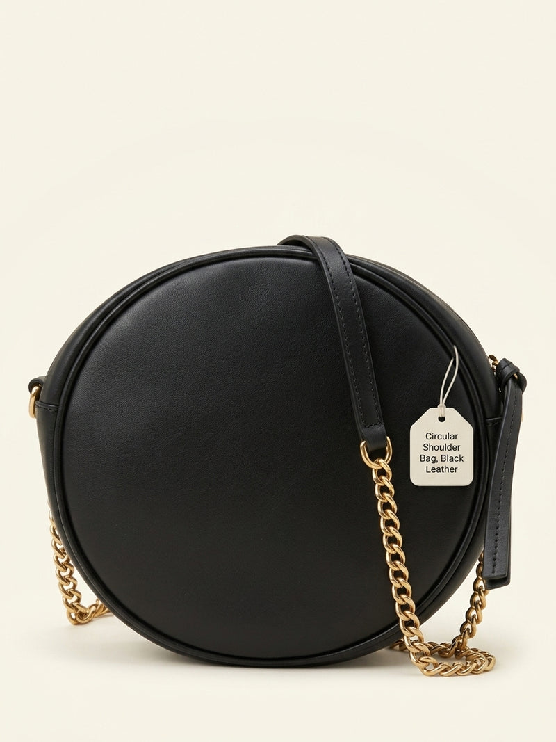 Gucci GG Marmont round quilted leather bag black, imported from the UK
