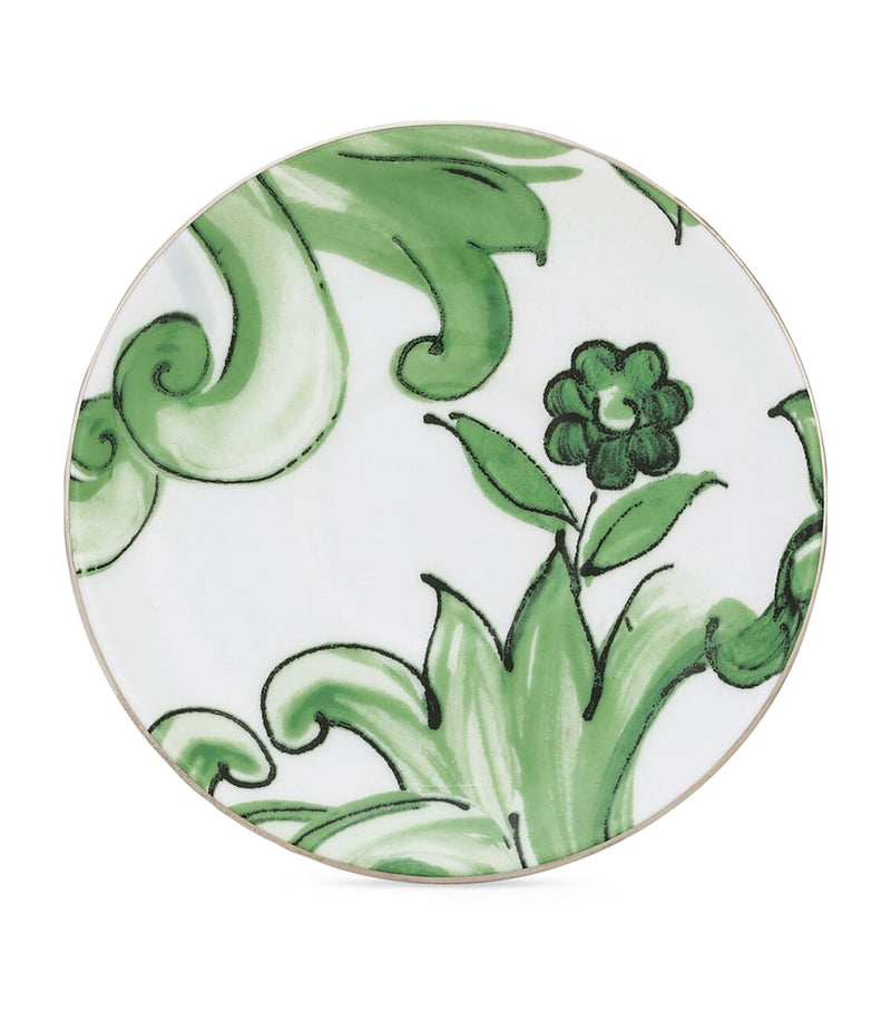 Dolce&Gabbana porcelain Majolica teacup and saucer with geometric print - British product