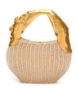 Harrods Schiaparelli Calfskin Anatomy Basket Bag- Buy online at McGrocer