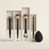 No7 blending collection brushes and sponge - British product