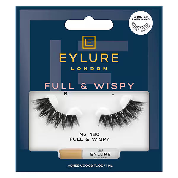 Eylure Full & Wispy 186 false eyelashes - British product