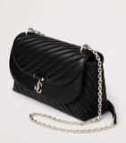 Jimmy Choo Curve cross-body bag quilted leather, imported from the UK
