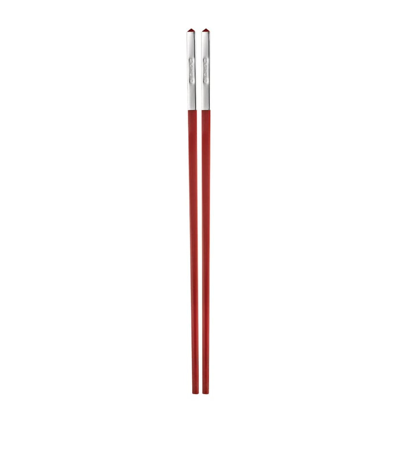 Christofle silver-plated Uni chopsticks - British product